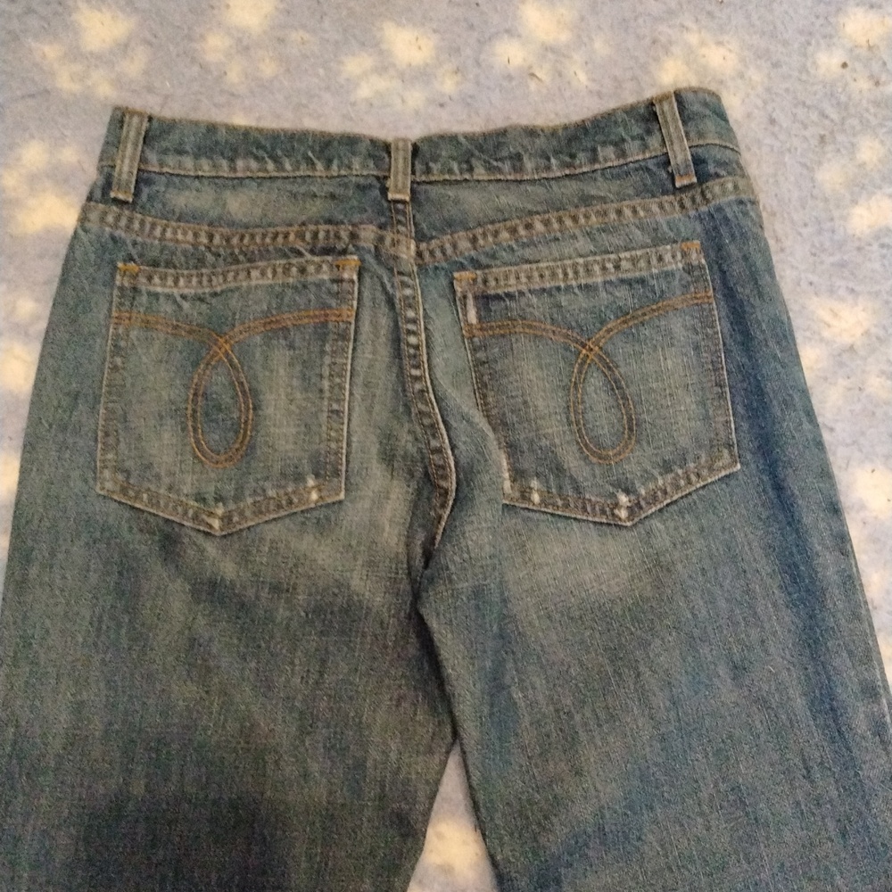 Women's NWOT Juicy Couture dirty wash mid rise flare leg Sz 27 - Picture 5 of 6